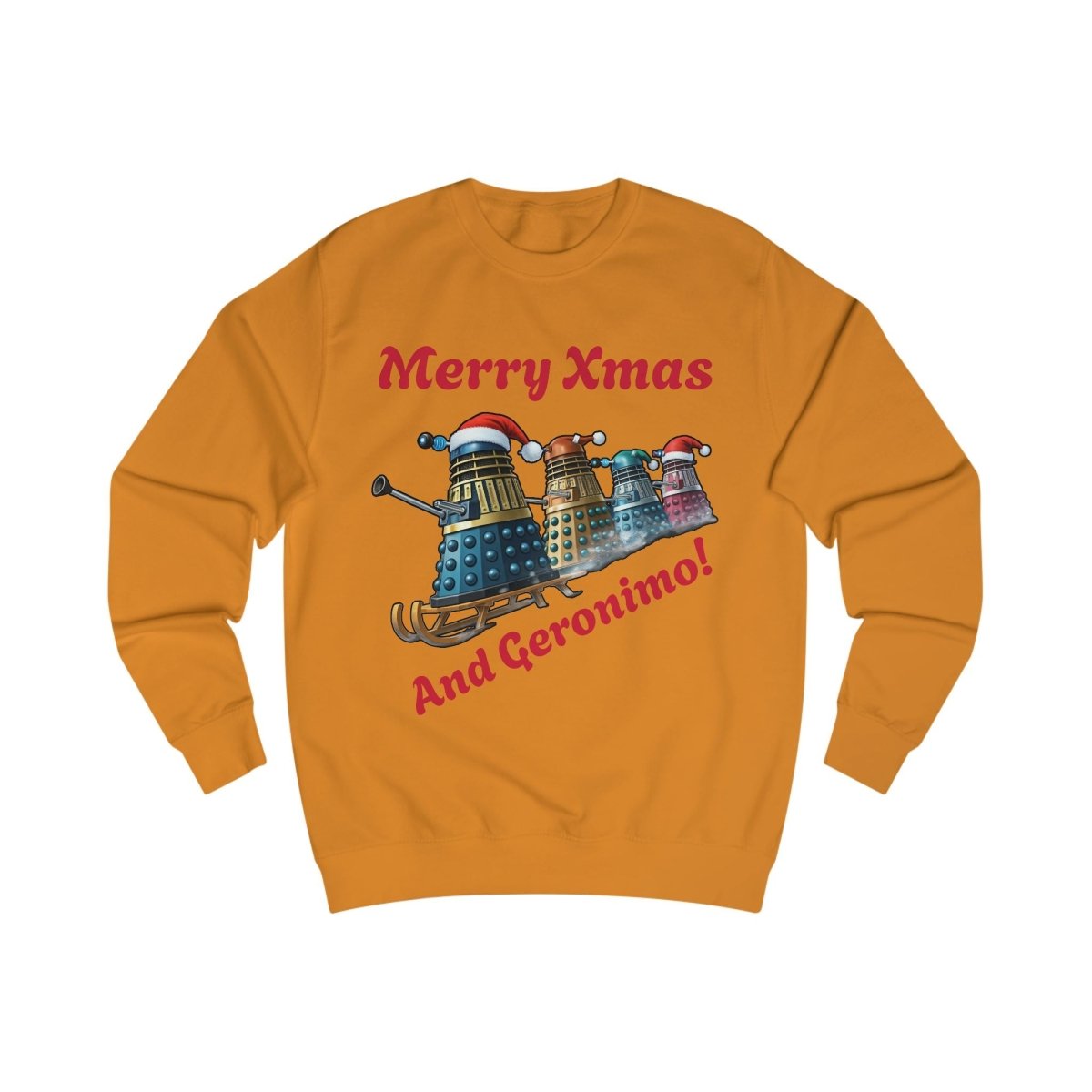 Dalek Xmas Skiing Conga Sweatshirt - soapbox169 - A Little Gift Shop