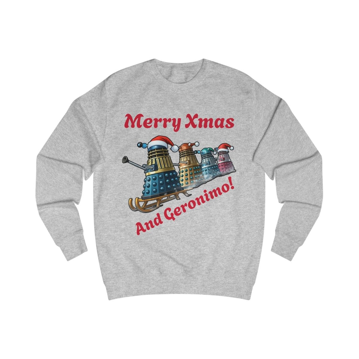 Dalek Xmas Skiing Conga Sweatshirt - soapbox169 - A Little Gift Shop