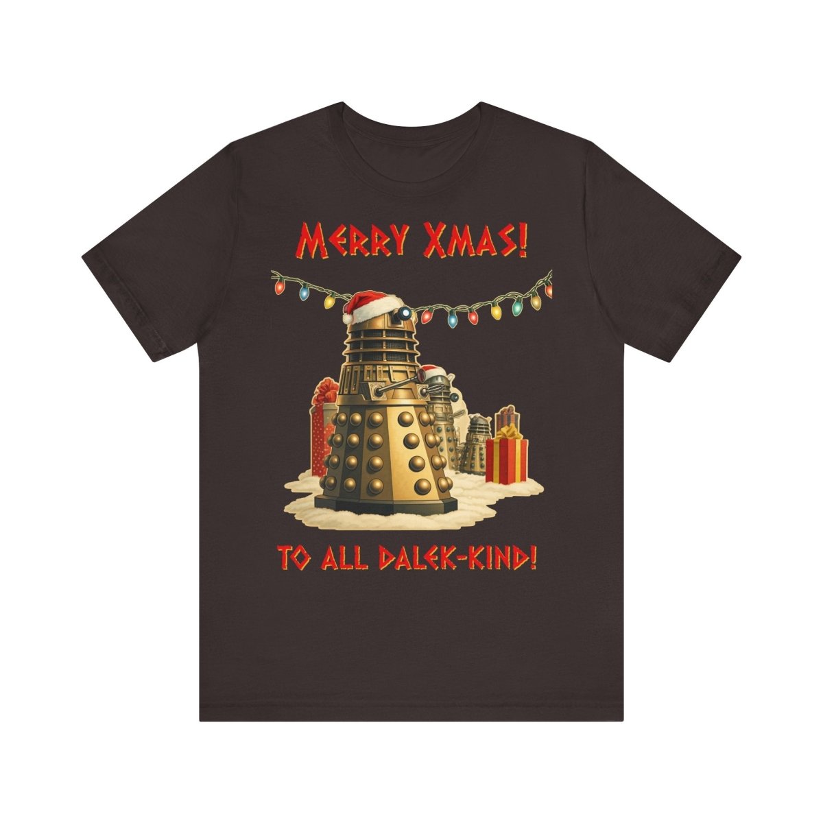 Daleks unwrapping Xmas pressies T-shirt - soapbox169 - A Little Gift Shop