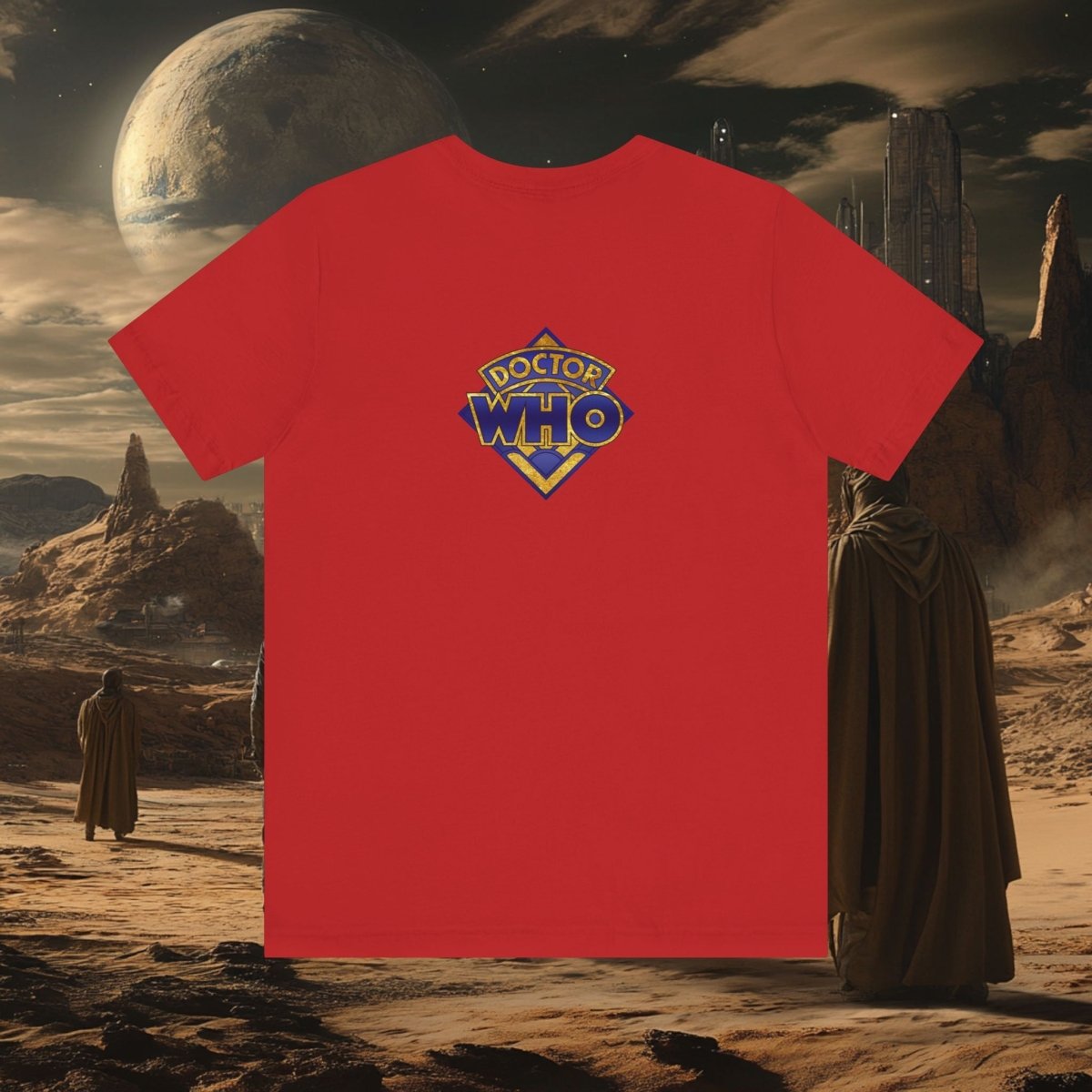 Doctor Who - Gold leaf effect Weeping Angel T-shirt - T-Shirt