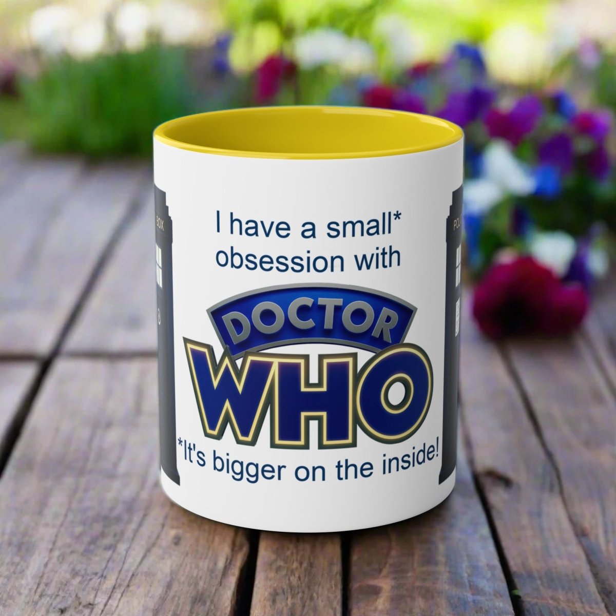 Doctor Who Obsession Mug featuring The TARDIS - Mug