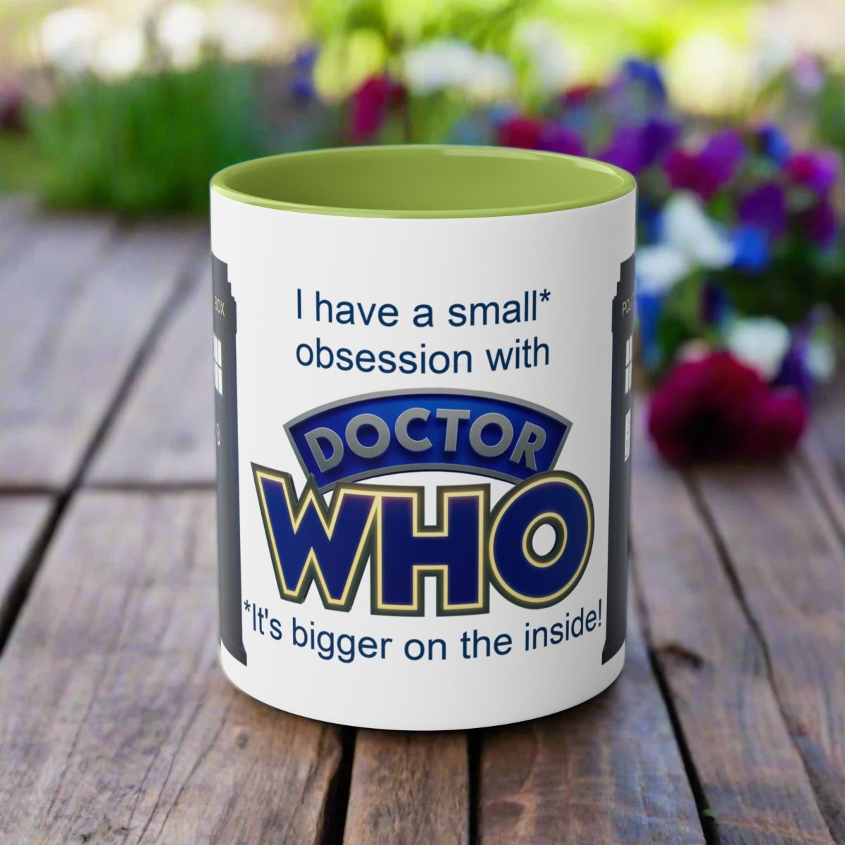 Doctor Who Obsession Mug featuring The TARDIS - Mug