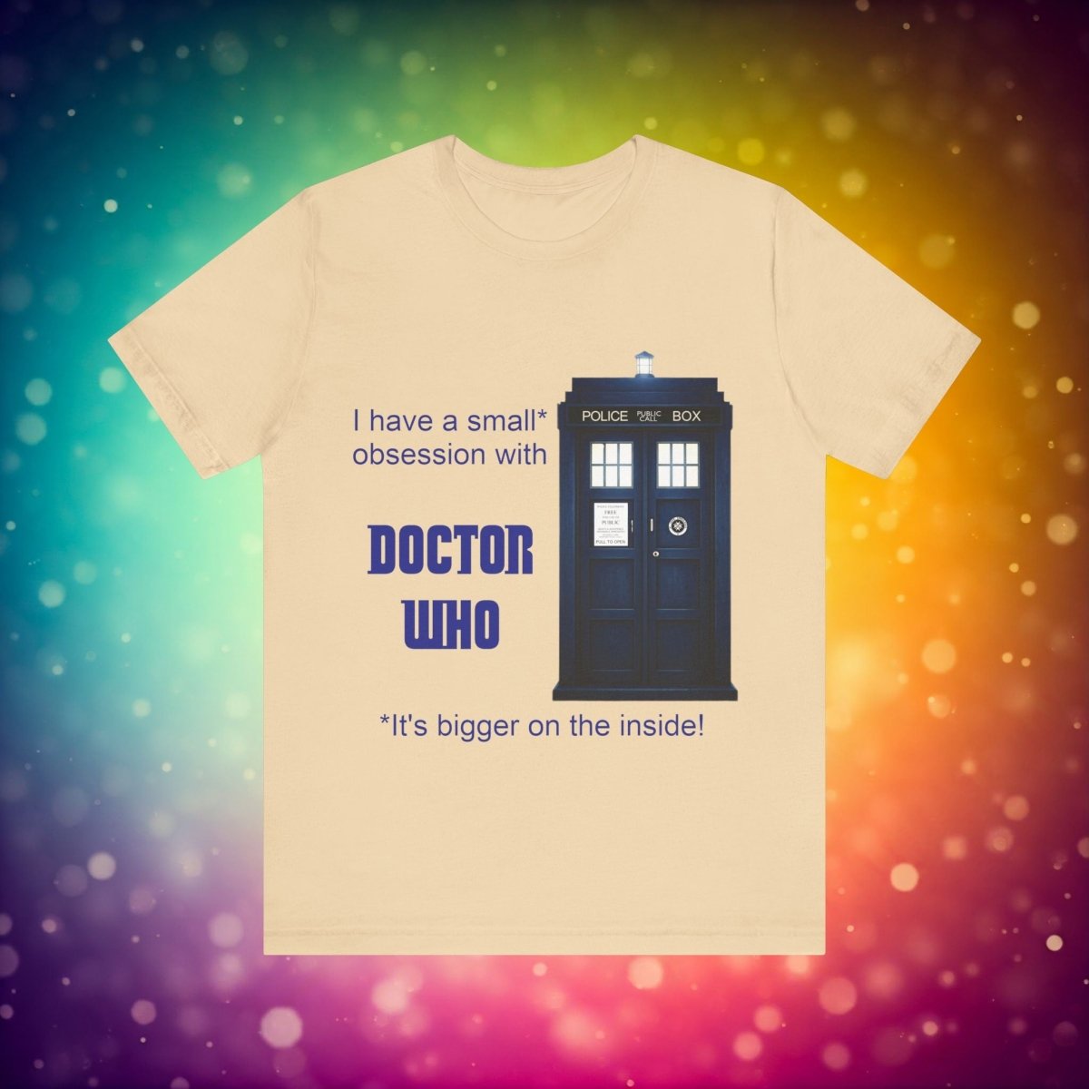 Doctor Who Obsession T-shirt featuring The TARDIS - T-Shirt