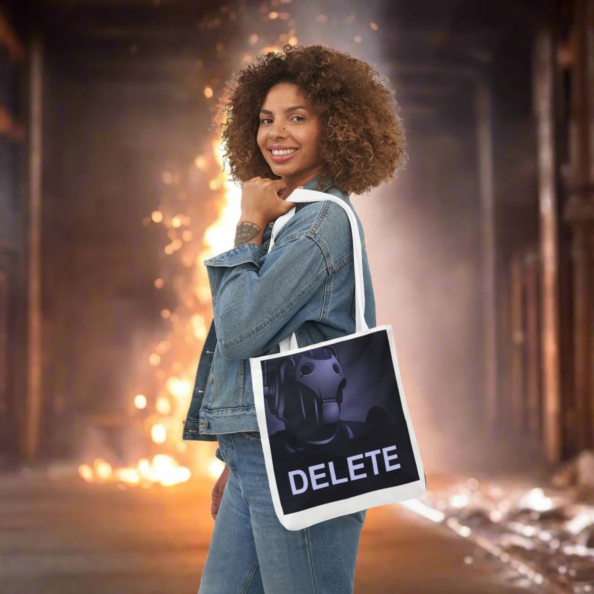 Double sided Cyberman Tote Bag - Accessories