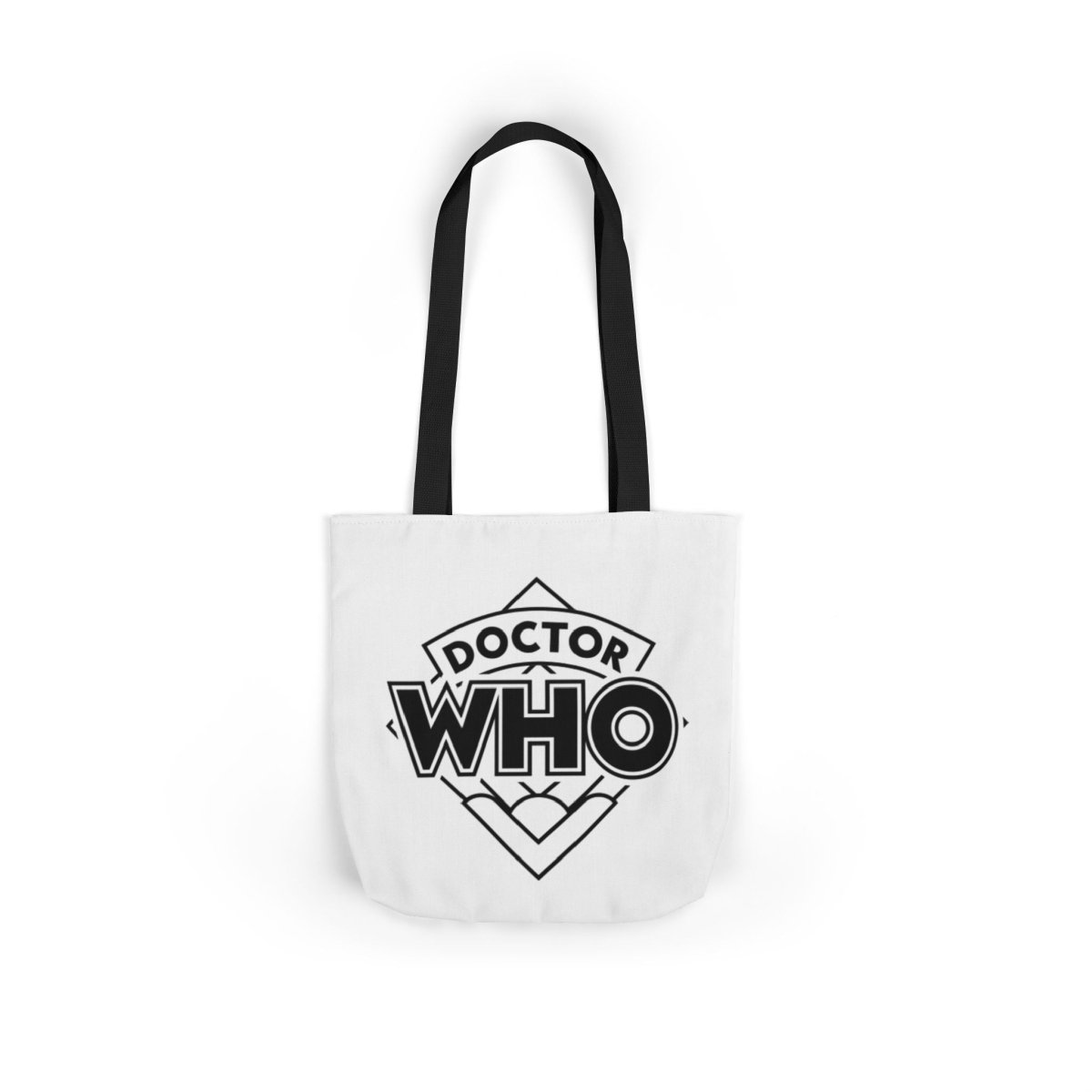 Double sided Weeping Angel Stone Mountain Coffee/Doctor Who Logo Tote Bag - Accessories
