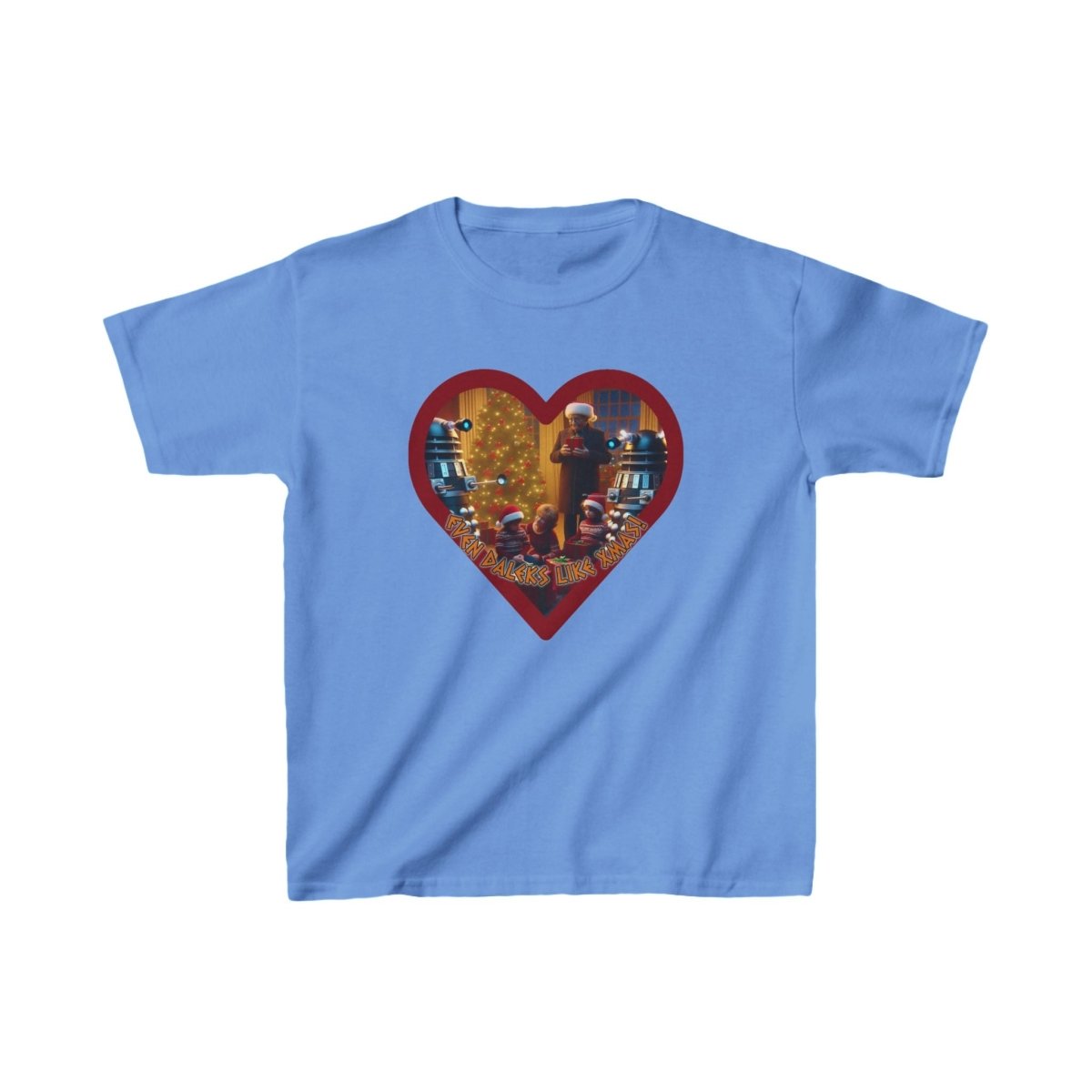 "Even Daleks Like Xmas!" - Kids Heavy Cotton T-shirt - soapbox169 - A Little Gift Shop