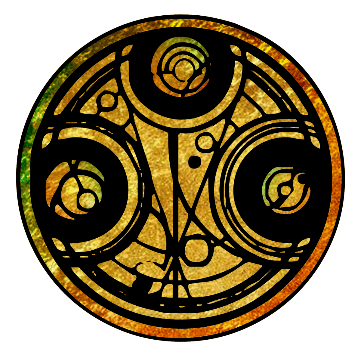 Gallifreyan Script Gold leaf effect Dalek T-shirt - soapbox169 - A Little Gift Shop