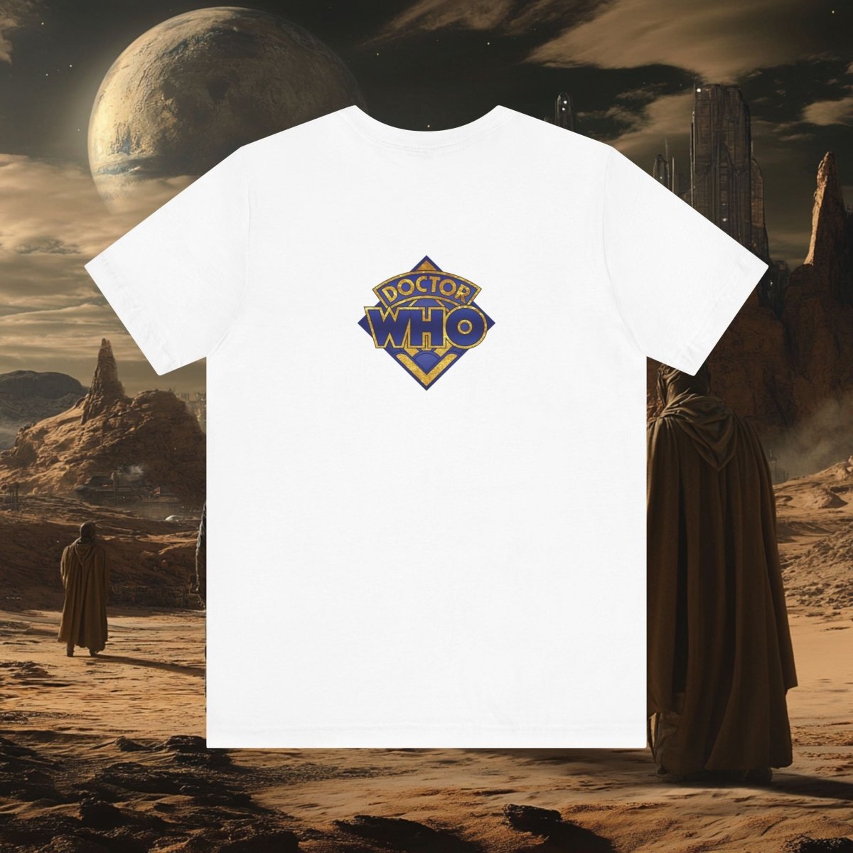 Gold leaf effect Cyberman T-shirt - soapbox169 - A Little Gift Shop