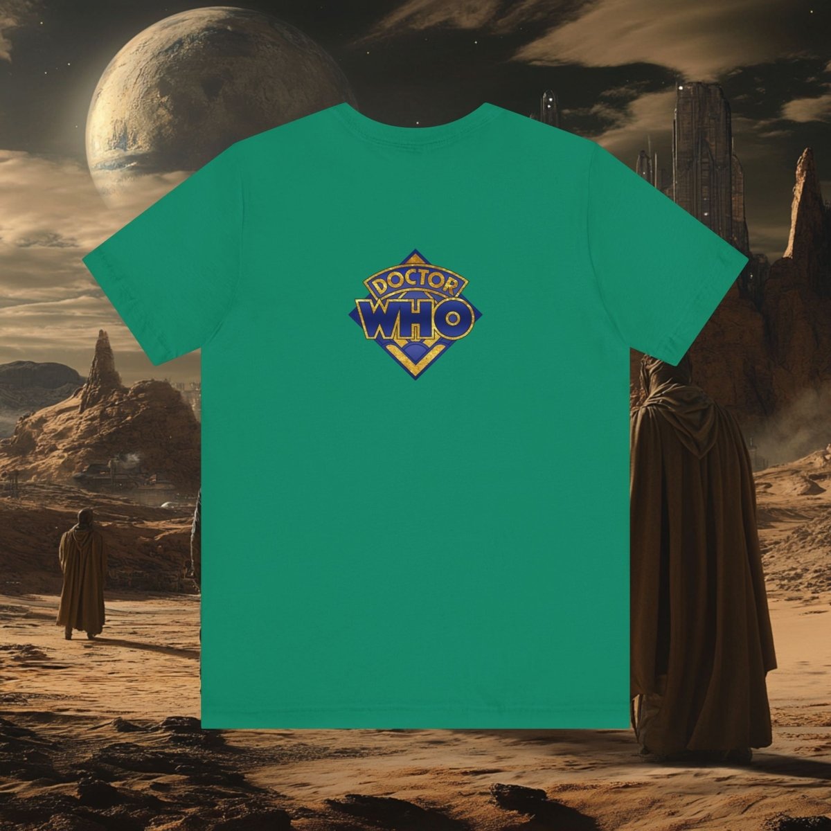 Gold leaf effect Cyberman T-shirt - soapbox169 - A Little Gift Shop