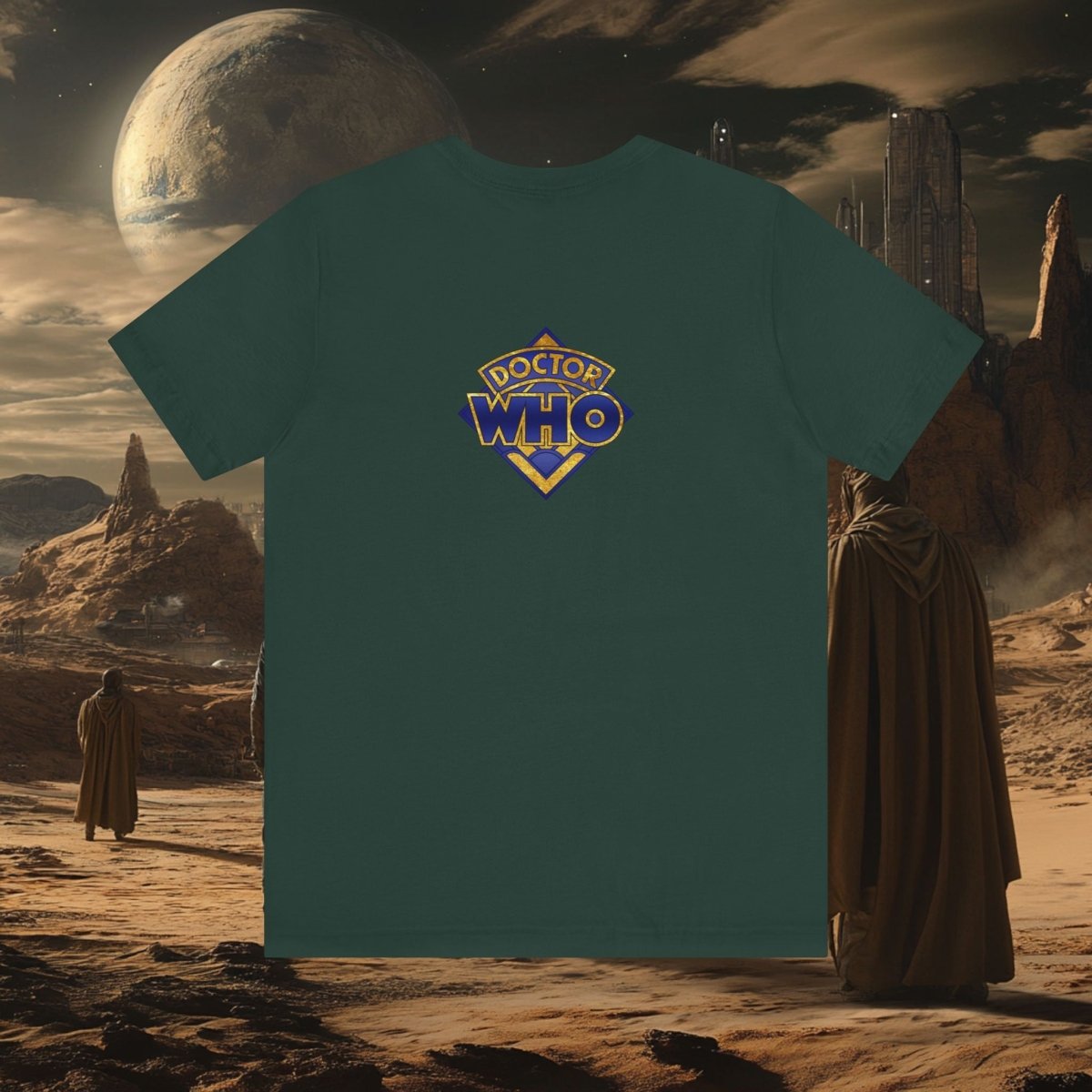 Gold leaf effect Cyberman T-shirt - soapbox169 - A Little Gift Shop