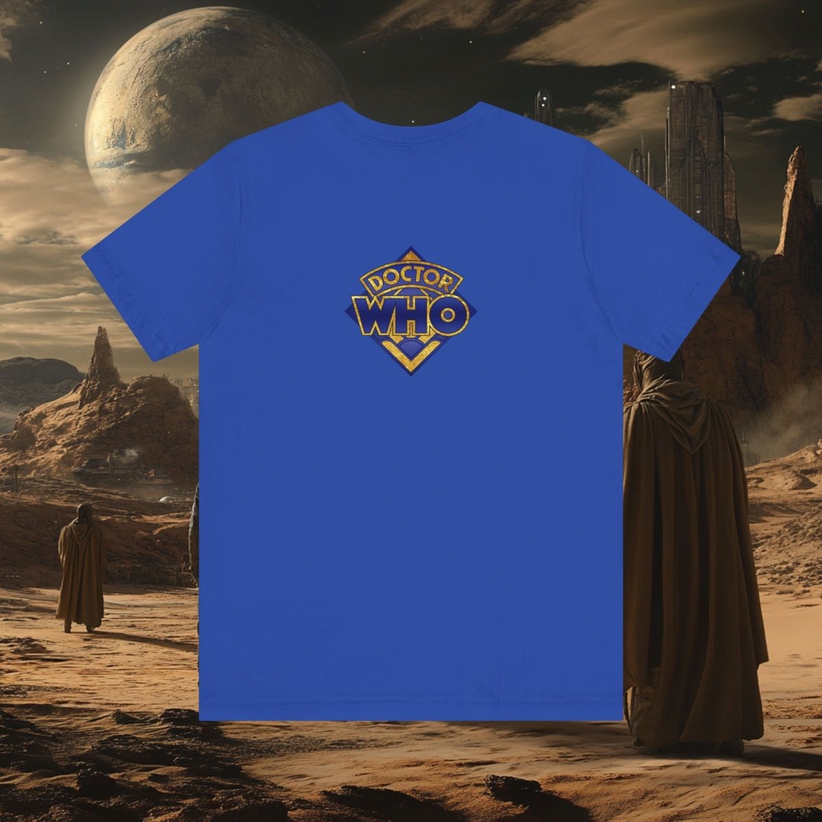 Gold leaf effect Cyberman T-shirt - soapbox169 - A Little Gift Shop