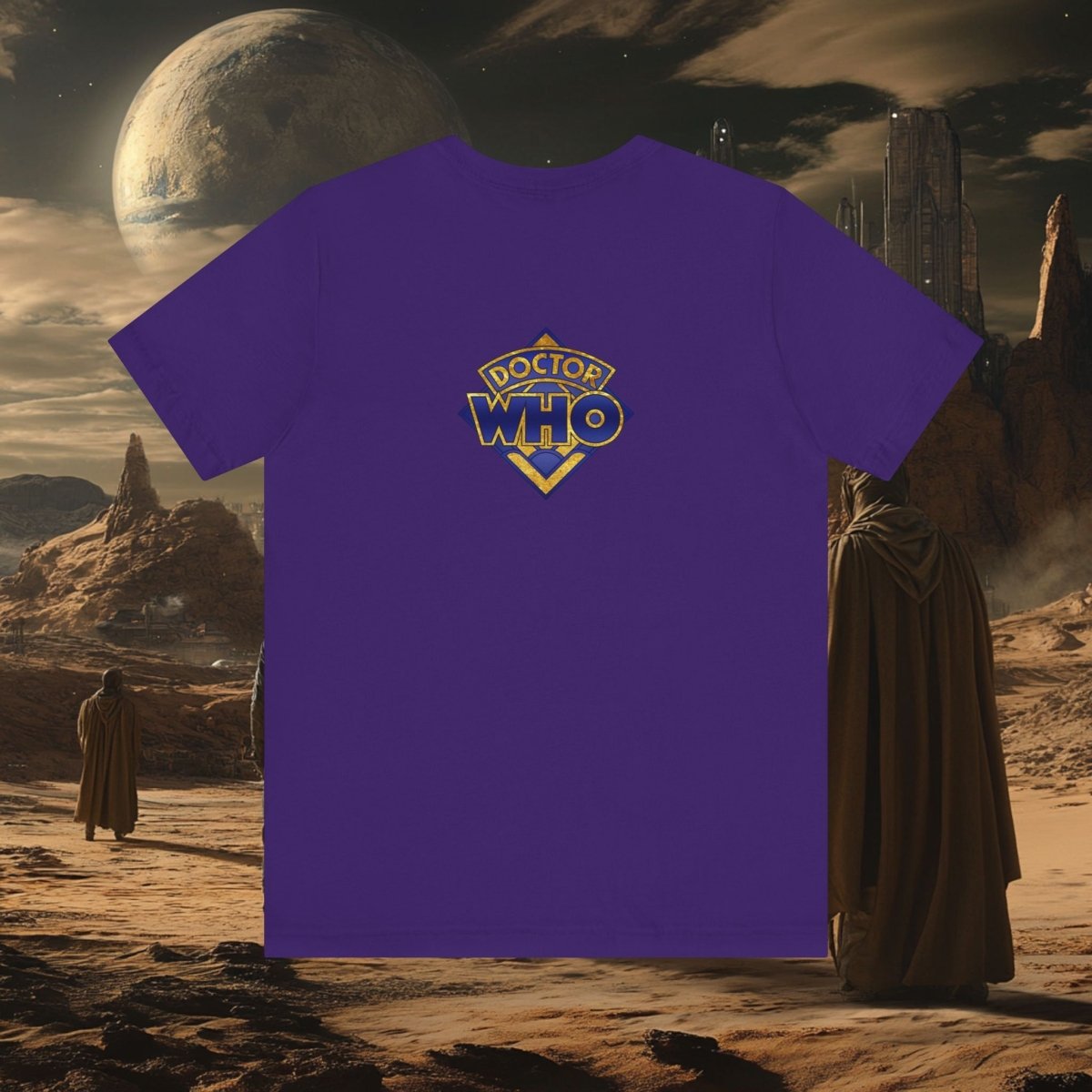 Gold leaf effect Cyberman T-shirt - soapbox169 - A Little Gift Shop