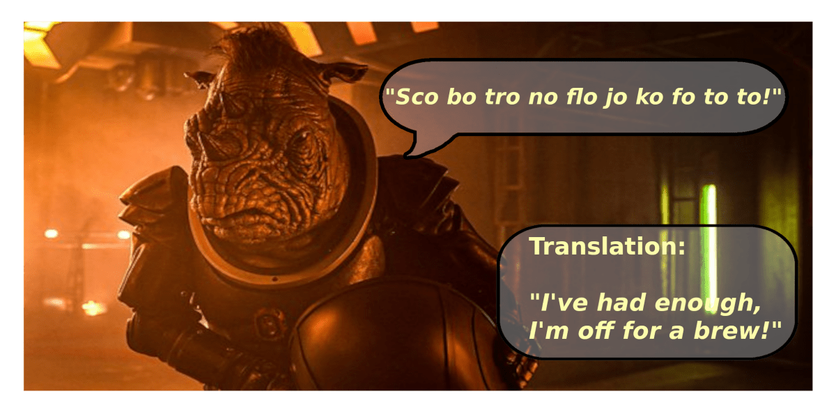 Judoon - Off for a brew! mug - soapbox169 - A Little Gift Shop