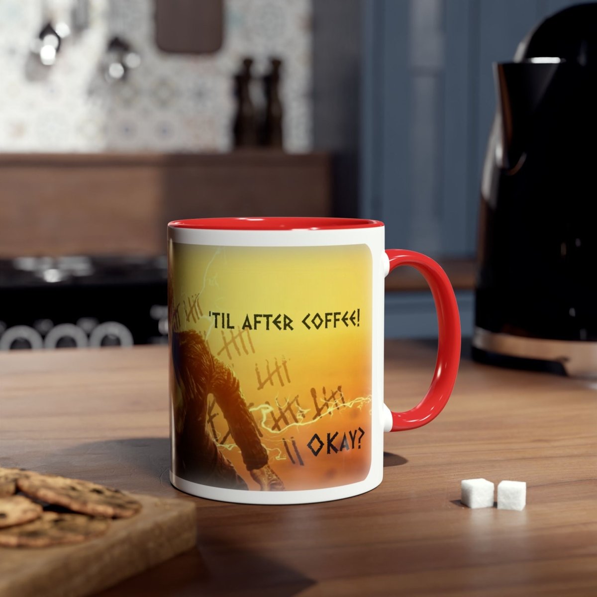 SILENCE...'TIL AFTER COFFEE OKAY? Coffee Mug - soapbox169 - A Little Gift Shop