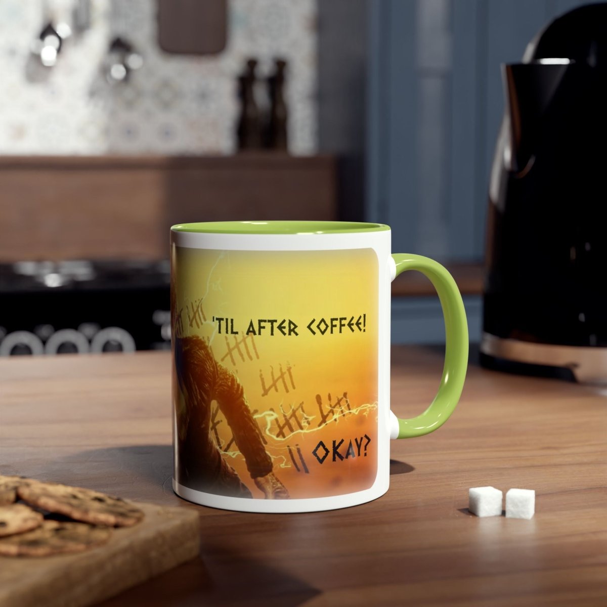 SILENCE...'TIL AFTER COFFEE OKAY? Coffee Mug - soapbox169 - A Little Gift Shop