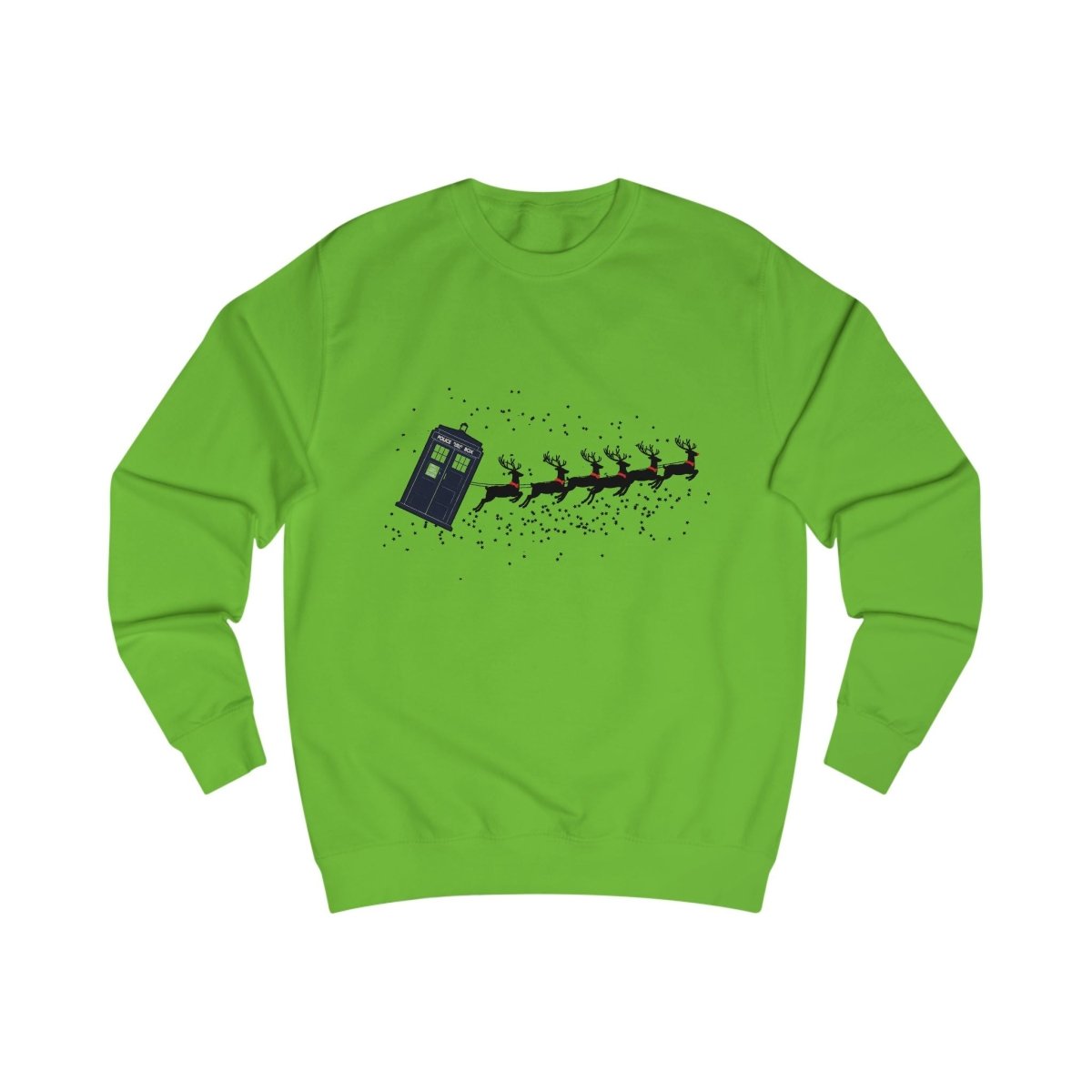 TARDIS with Reindeer Sweatshirt - soapbox169 - A Little Gift Shop
