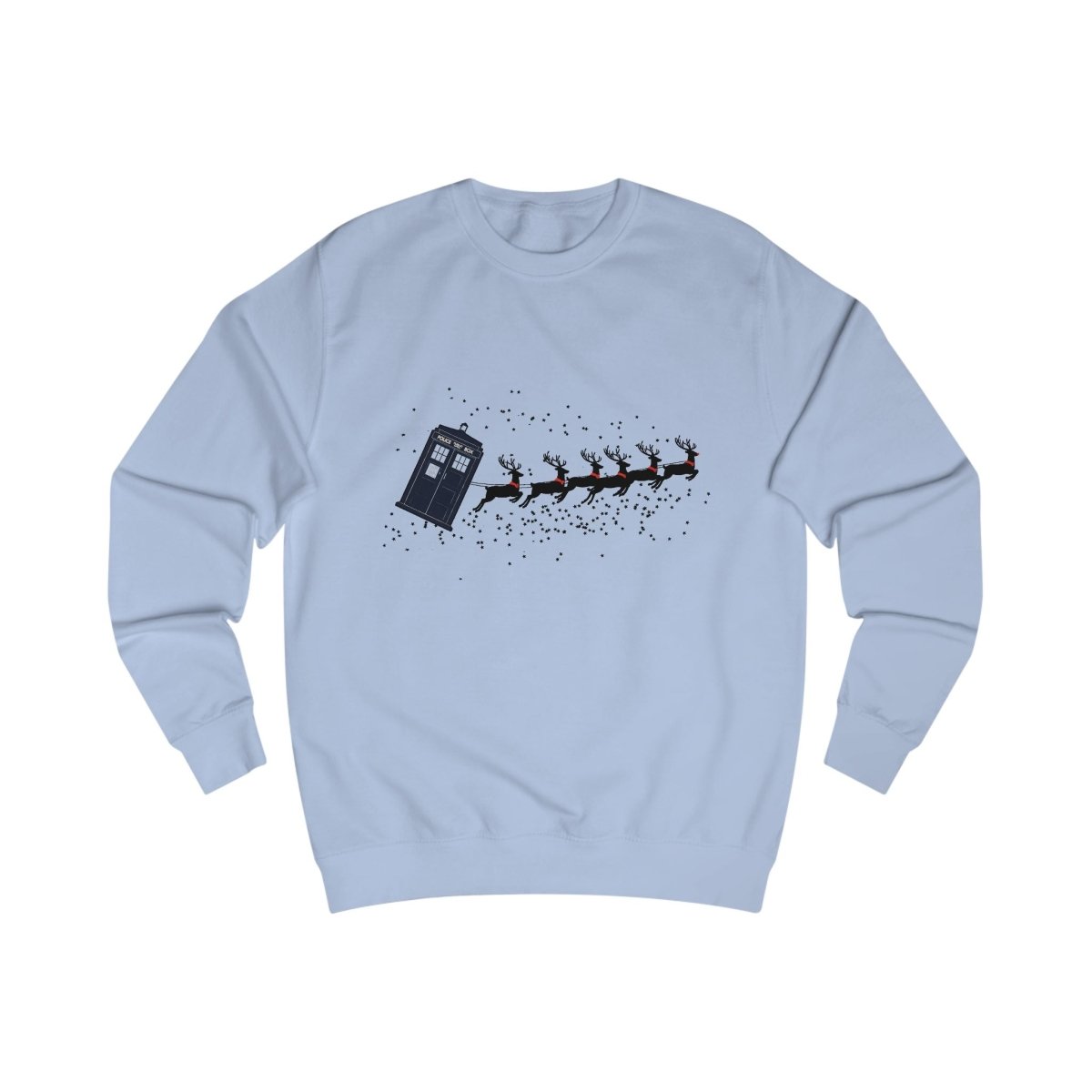 TARDIS with Reindeer Sweatshirt - soapbox169 - A Little Gift Shop