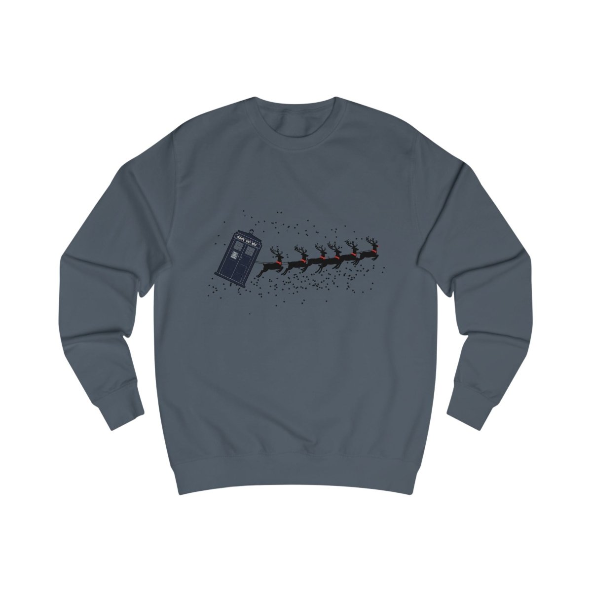 TARDIS with Reindeer Sweatshirt - soapbox169 - A Little Gift Shop
