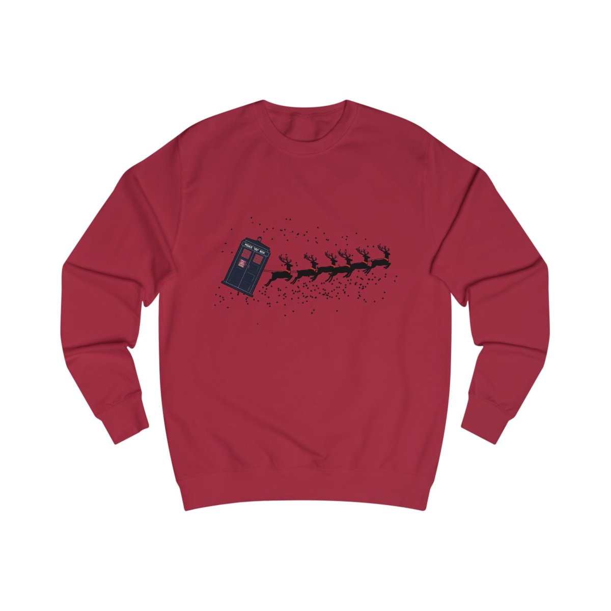 TARDIS with Reindeer Sweatshirt - soapbox169 - A Little Gift Shop