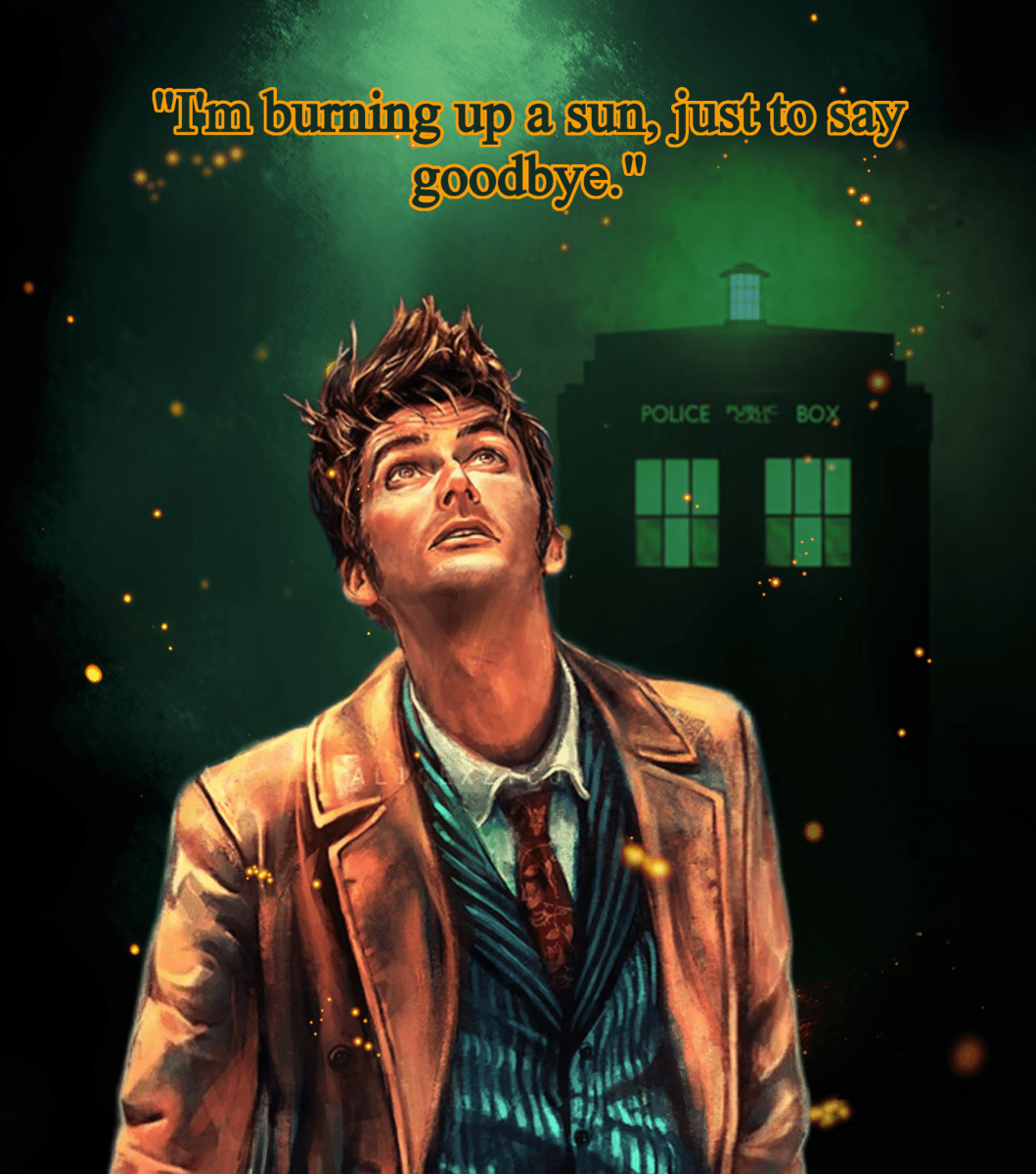 The 10th Doctor says "Goodbye" T-shirt - soapbox169 - A Little Gift Shop