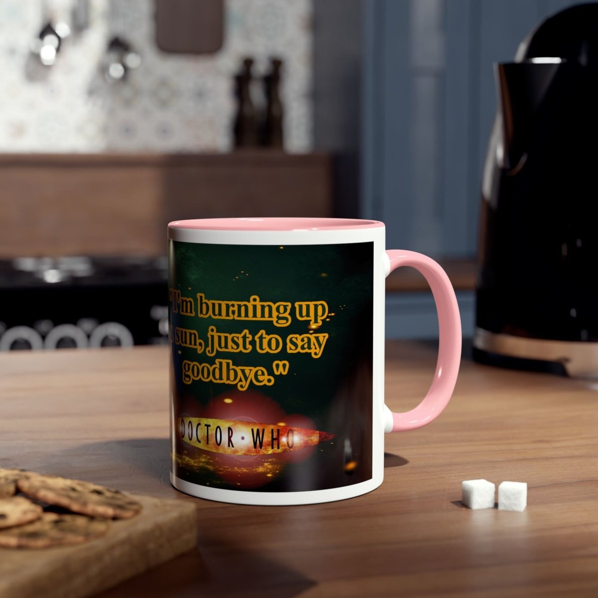 The 10th Doctor says "Goodbye" to Rose - Mug