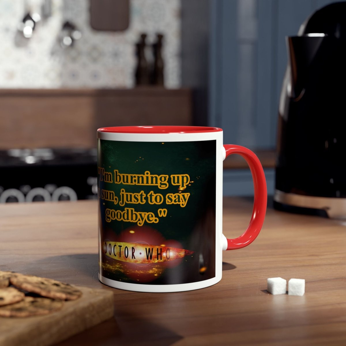 The 10th Doctor says "Goodbye" to Rose - Mug