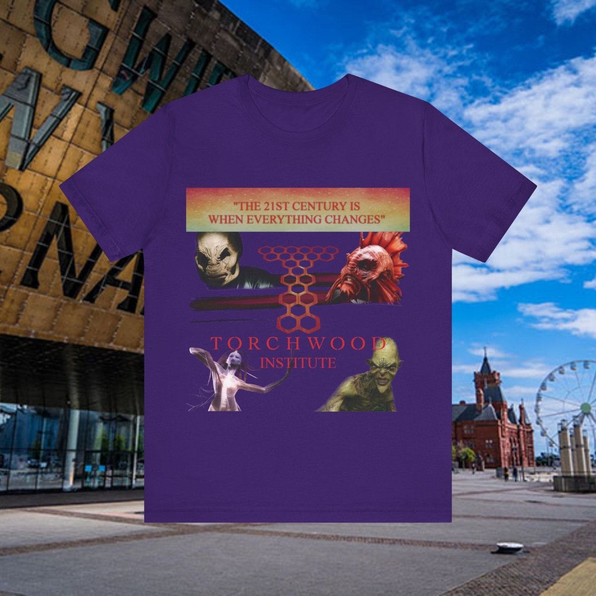 "The 21st Century is when everything changes, and Torchwood is ready" T-shirt - soapbox169 - A Little Gift Shop