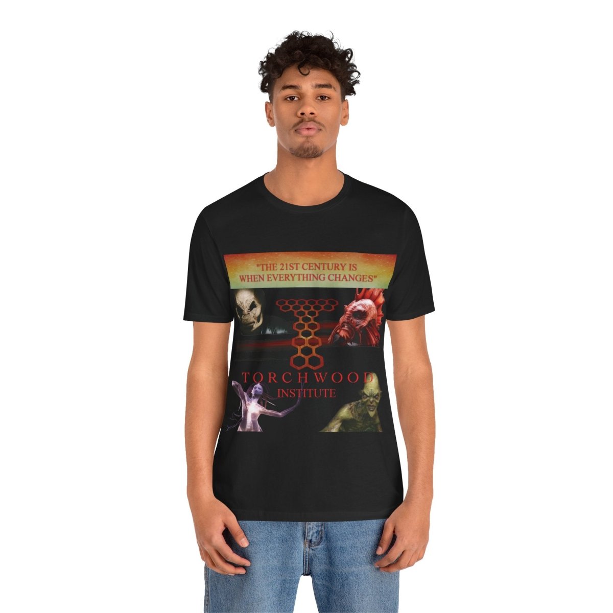 "The 21st Century is when everything changes, and Torchwood is ready" T-shirt - soapbox169 - A Little Gift Shop