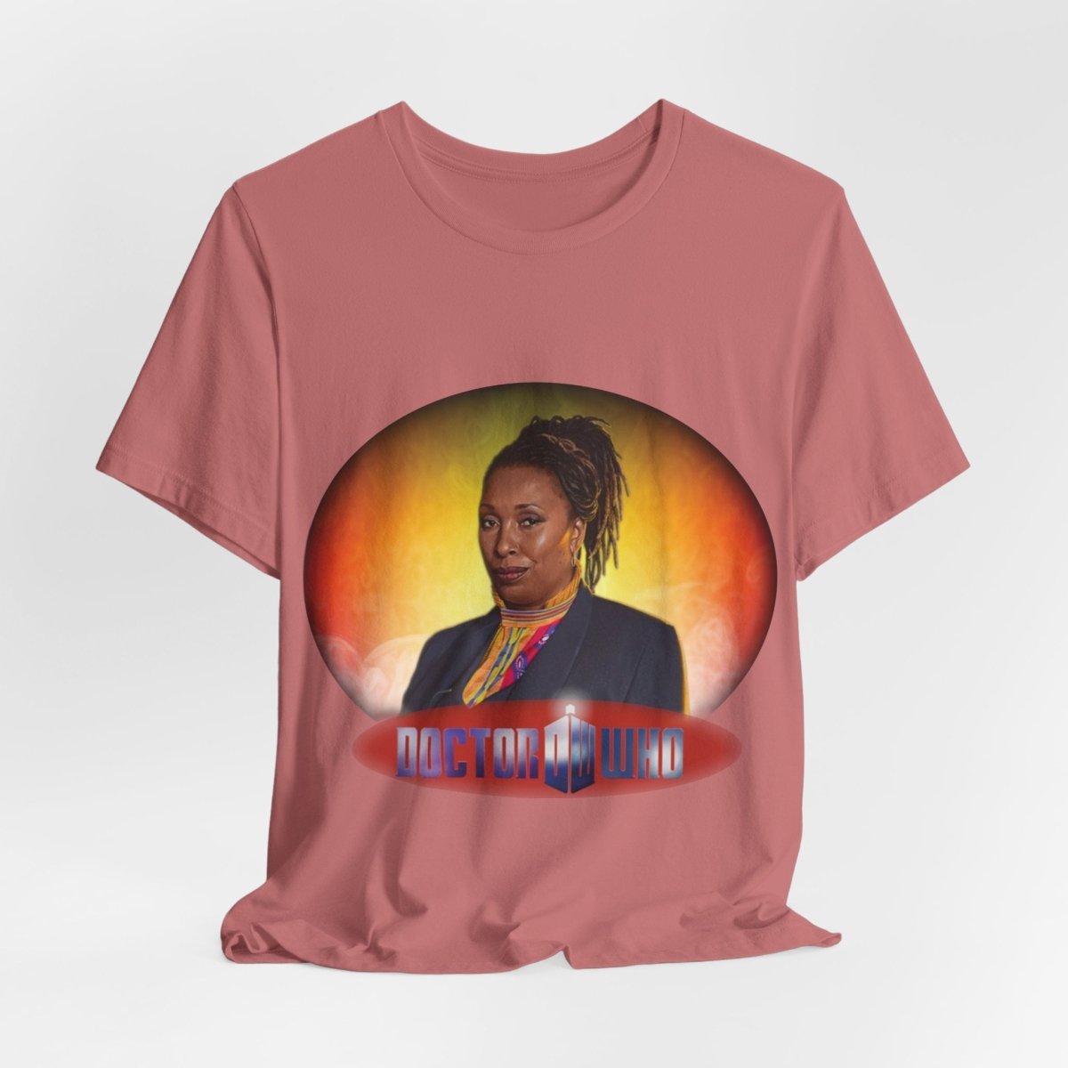 The Fugitive Doctor (Jo Martin) and Doctor Who logo. - soapbox169 - A Little Gift Shop