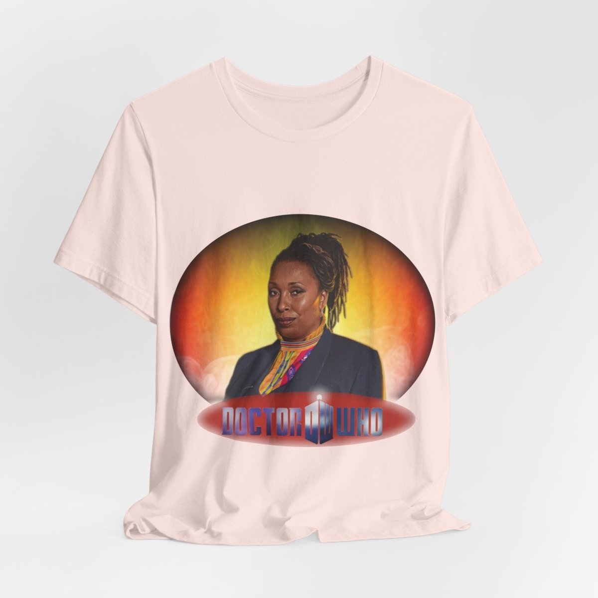 The Fugitive Doctor (Jo Martin) and Doctor Who logo. - soapbox169 - A Little Gift Shop