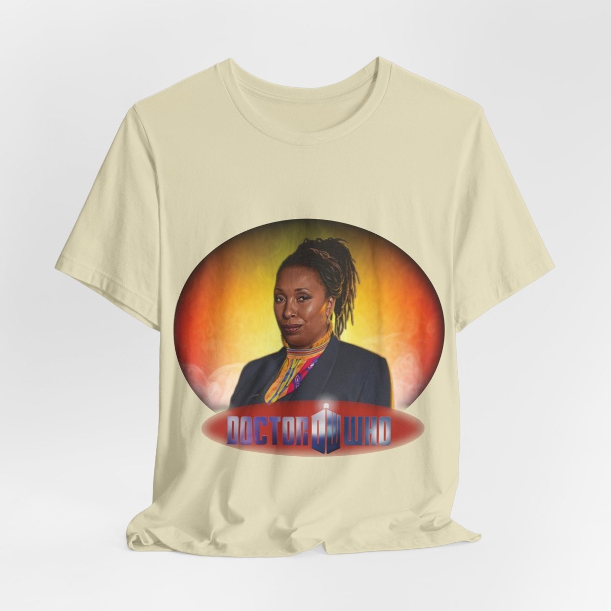 The Fugitive Doctor (Jo Martin) and Doctor Who logo. - soapbox169 - A Little Gift Shop