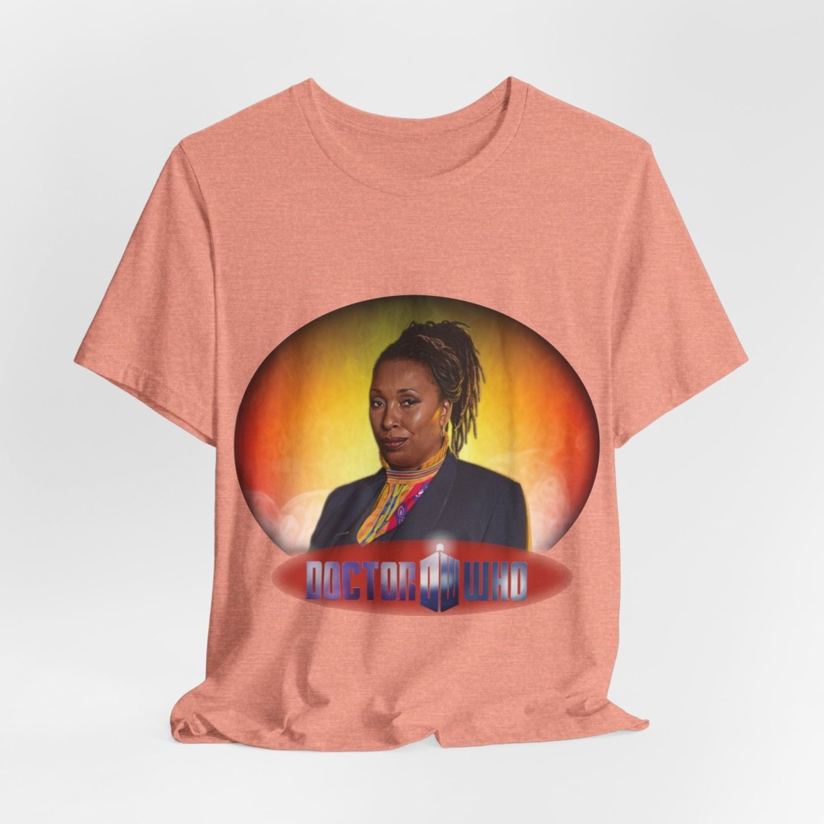 The Fugitive Doctor (Jo Martin) and Doctor Who logo. - soapbox169 - A Little Gift Shop