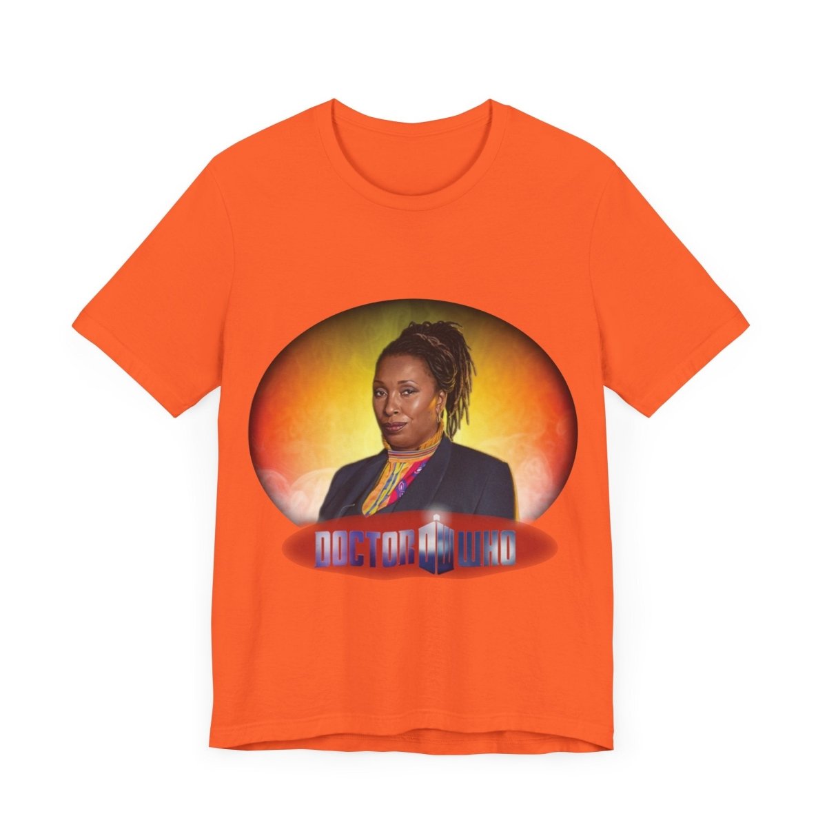The Fugitive Doctor (Jo Martin) and Doctor Who logo. - soapbox169 - A Little Gift Shop