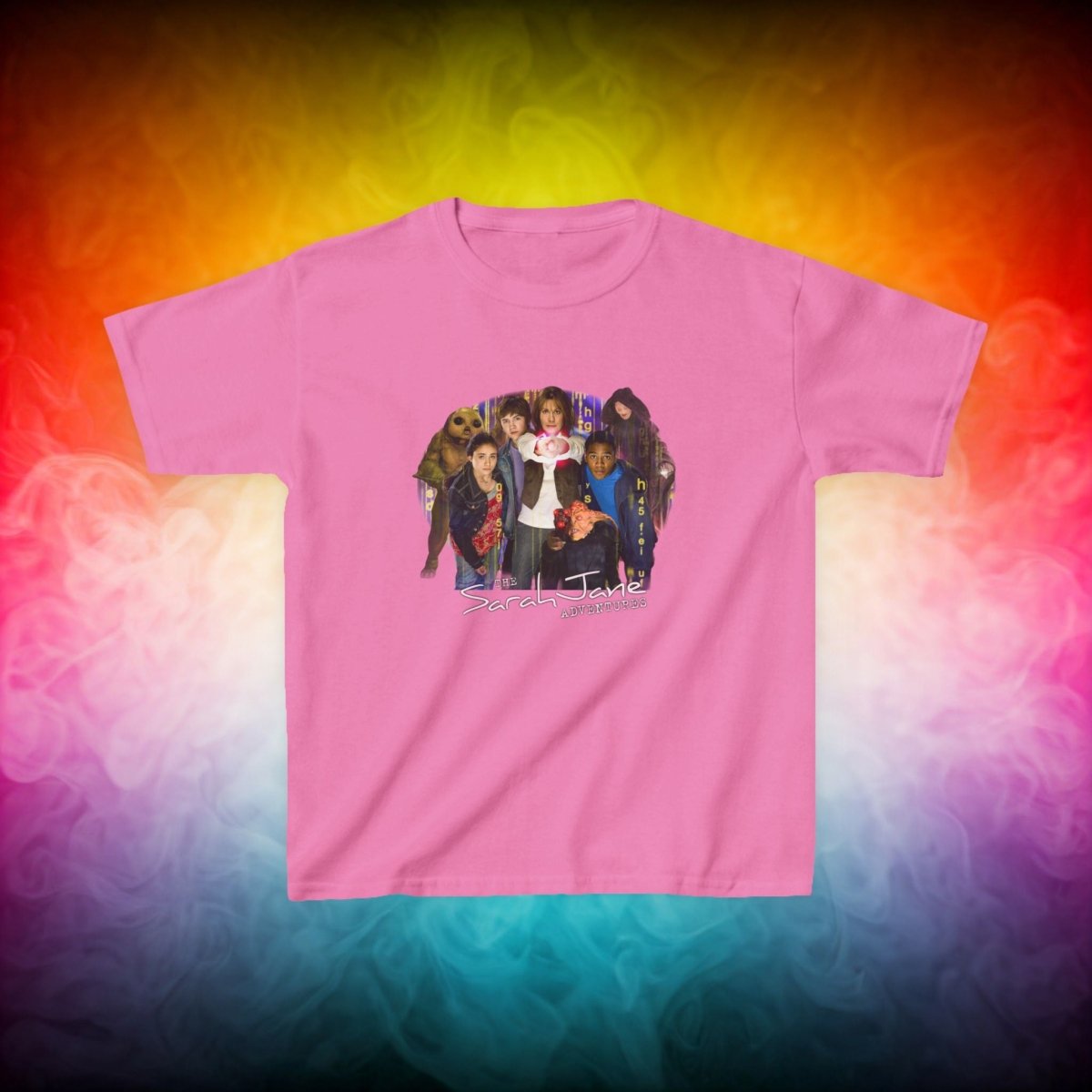 "The Sarah Jane Adventures" Original Gang - Kids Heavy Cotton T-shirt - soapbox169 - A Little Gift Shop