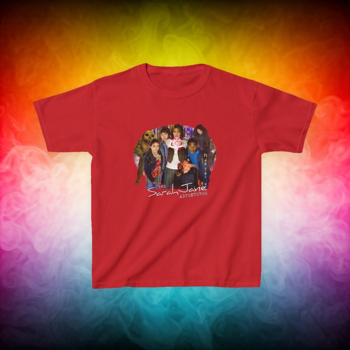"The Sarah Jane Adventures" Original Gang - Kids Heavy Cotton T-shirt - soapbox169 - A Little Gift Shop
