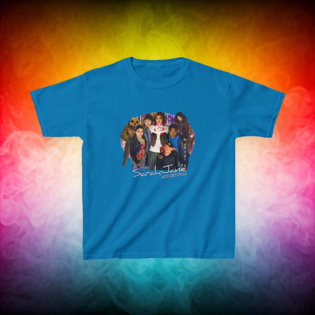 "The Sarah Jane Adventures" Original Gang - Kids Heavy Cotton T-shirt - soapbox169 - A Little Gift Shop