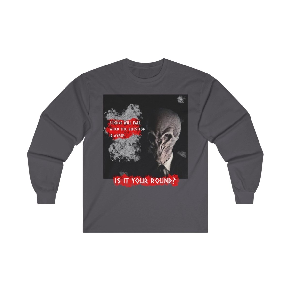 The Silence asking "The Question" Long Sleeve T-shirt - soapbox169 - A Little Gift Shop