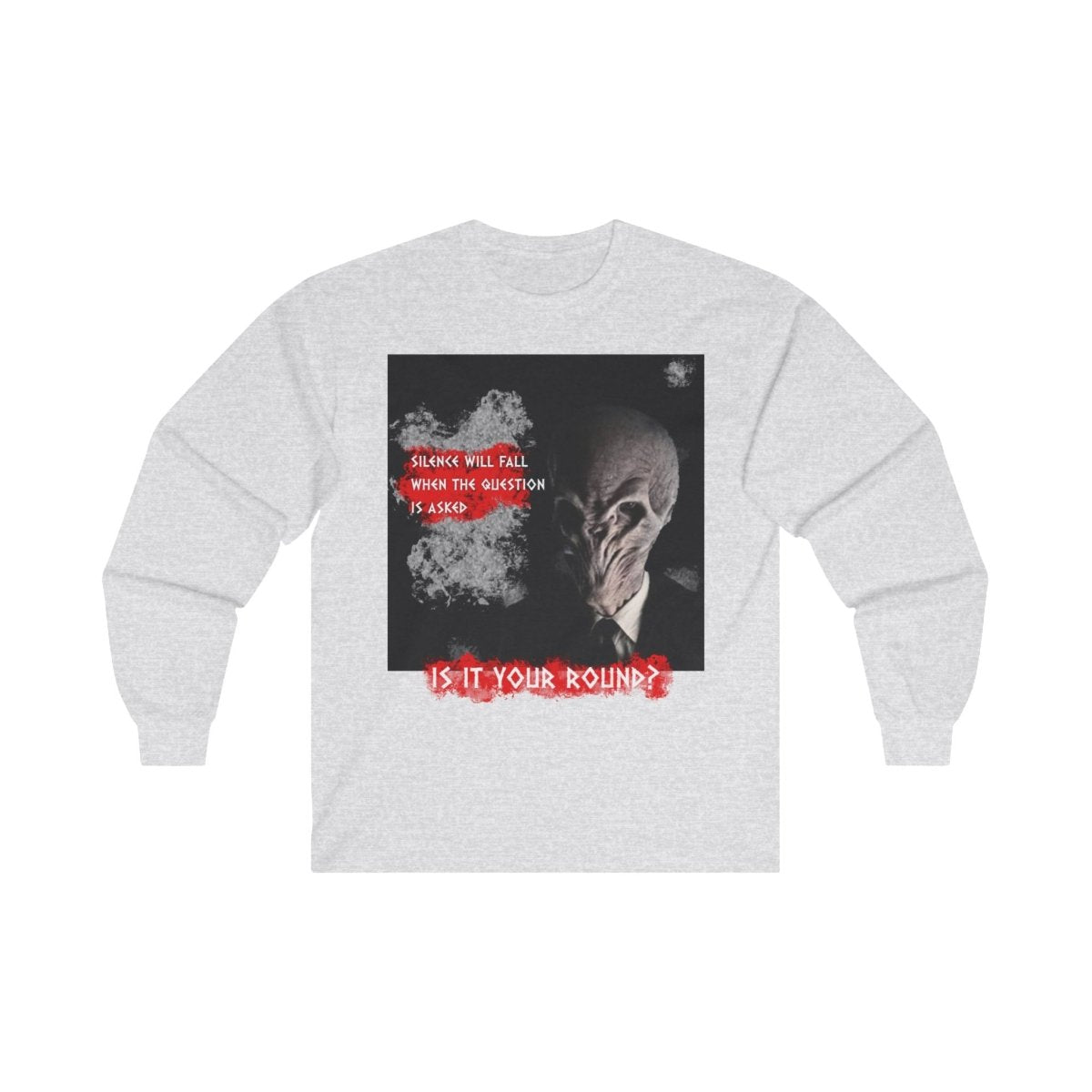 The Silence asking "The Question" Long Sleeve T-shirt - soapbox169 - A Little Gift Shop