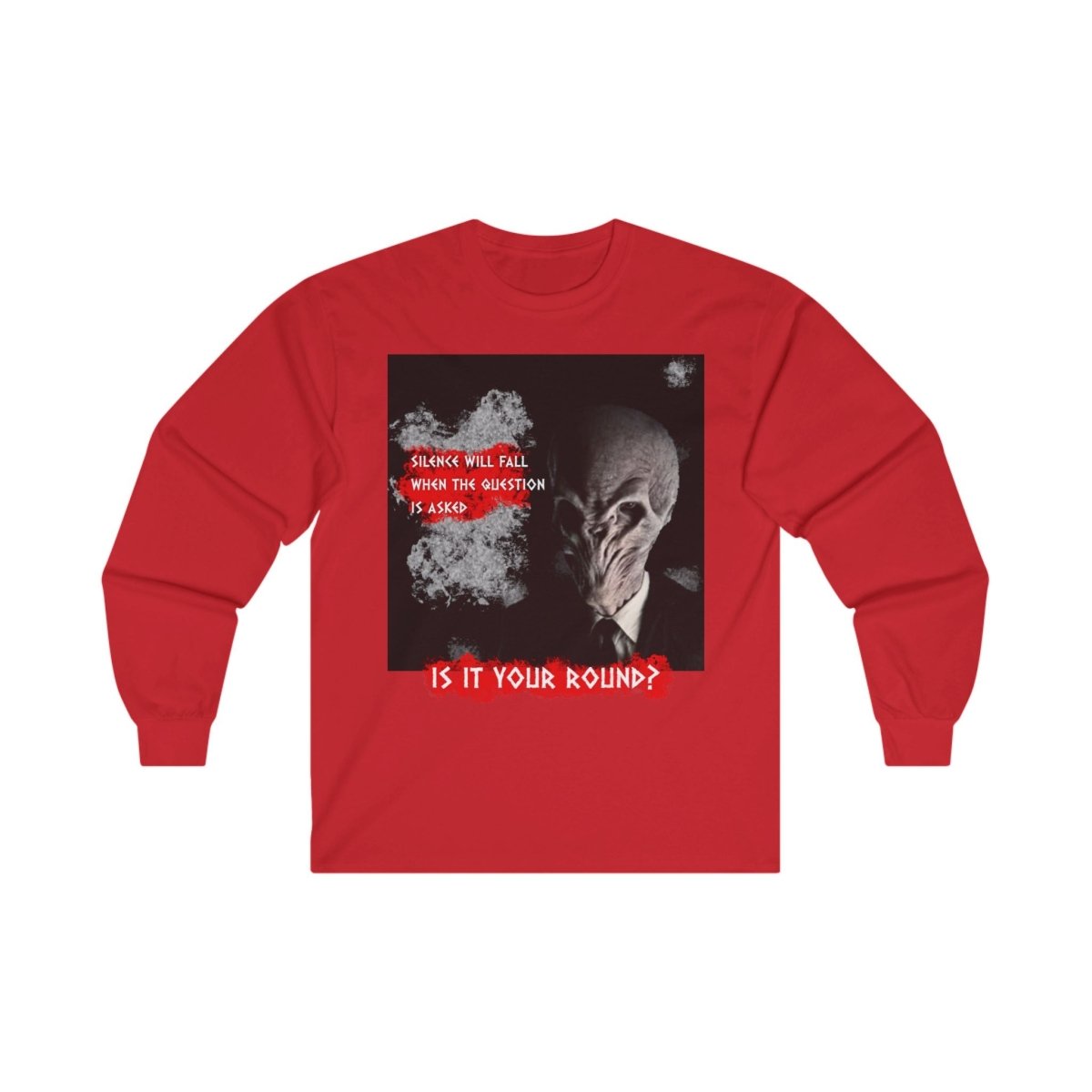 The Silence asking "The Question" Long Sleeve T-shirt - soapbox169 - A Little Gift Shop