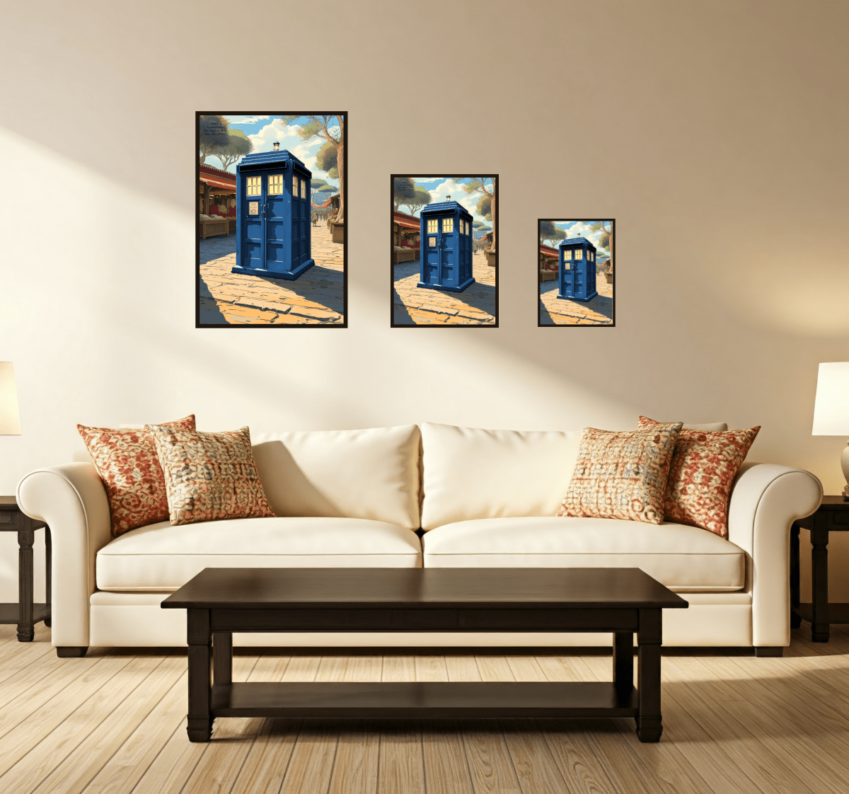 The TARDIS in history. Location: Pompeii, Date: August 24, 79 CE - soapbox169 - A Little Gift Shop