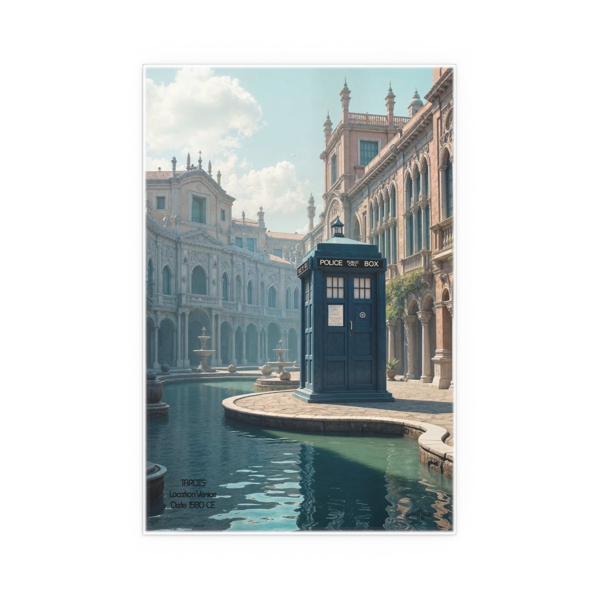 The TARDIS in history. TARDIS Location:Venice Date: 1580 CE - soapbox169 - A Little Gift Shop