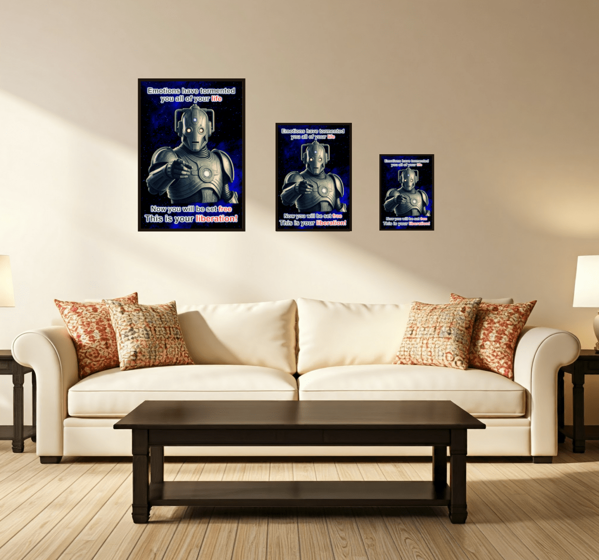 This is your liberation! Creepy Freedom Poster from timeline Kl45 - Xe - soapbox169 - A Little Gift Shop