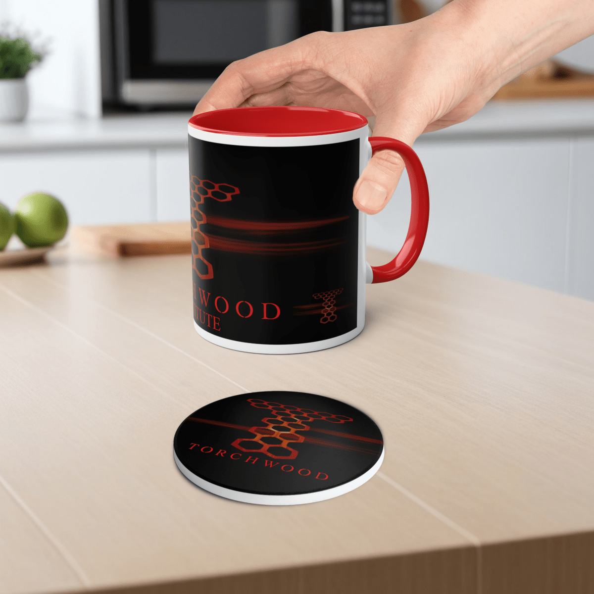 Torchwood Ceramic Coaster - Home Decor