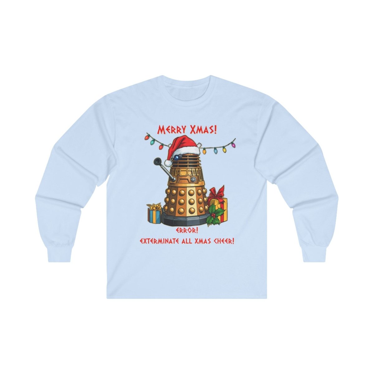 Very Confused Xmas Dalek Long Sleeve T-shirt - soapbox169 - A Little Gift Shop