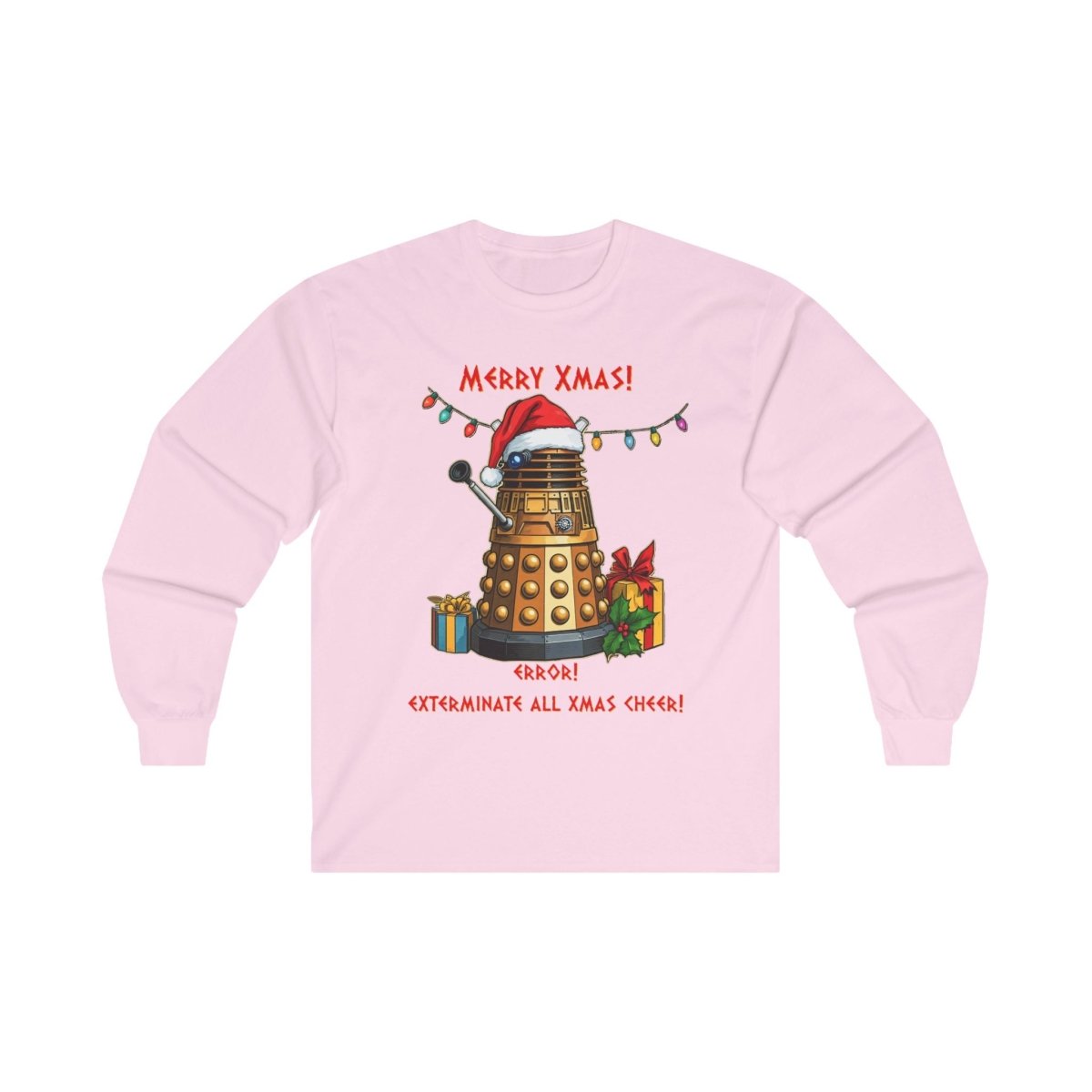 Very Confused Xmas Dalek Long Sleeve T-shirt - soapbox169 - A Little Gift Shop