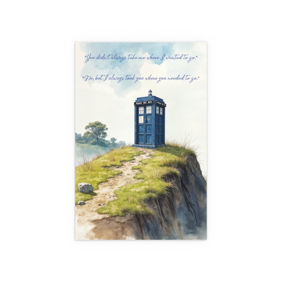 "You didn't always take me..." Quote between 11th Doctor and The TARDIS. - soapbox169 - A Little Gift Shop