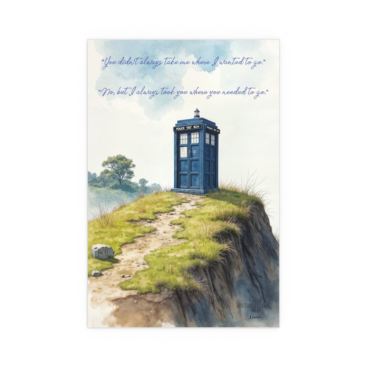"You didn't always take me..." Quote between 11th Doctor and The TARDIS. - soapbox169 - A Little Gift Shop