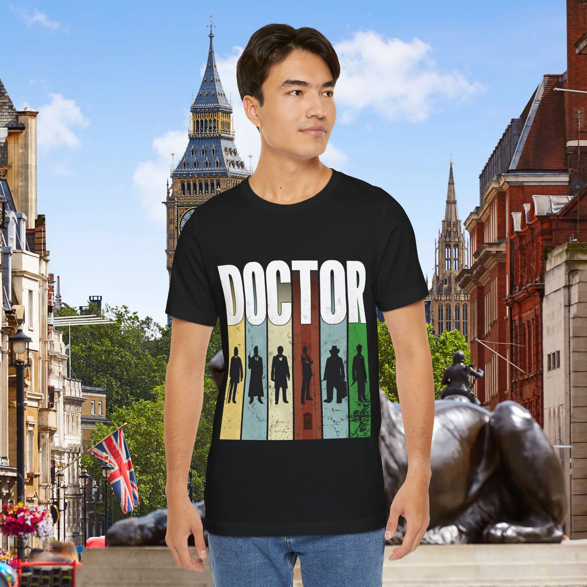Doctor Who Doctor Silhouette Generally Awesome T-shirt