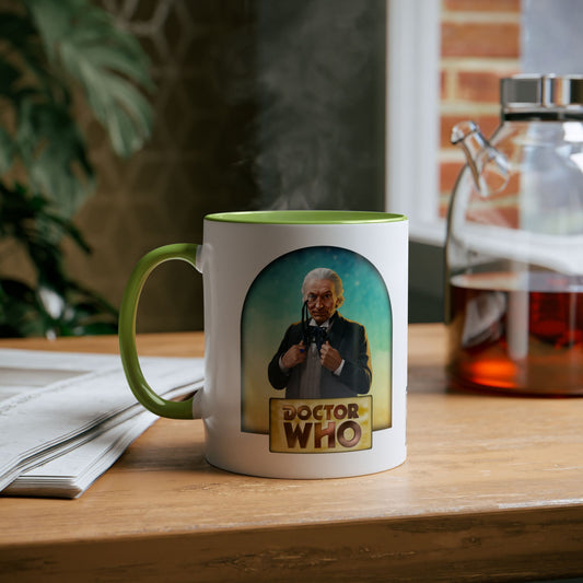 Doctor Who 1st Doctor Logo Mug — William Hartnell