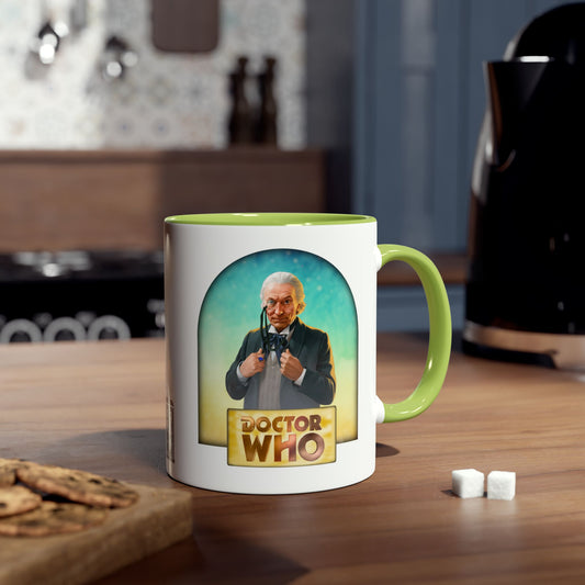 Doctor Who 1st Doctor Logo Mug — William Hartnell